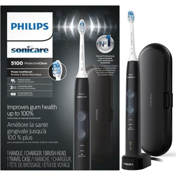 Philips Sonicare ProtectiveClean 5100 Gum Health, Rechargeable Electric - Picture 8 of 14